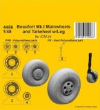 Beaufort Mk.I  Mainwheels and Tailwheel w/Leg