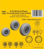 B-25 Mitchell Wheels/Circumferential Tread Pattern