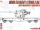    !  ! WWII Germany 128mm Flak 40 Anti-Aircraft Railway Car (Modelcollect)