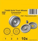 T34/85 Solid Track Wheels Conversion Set
