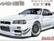    Nissan Mine&#039;s BNR34 Skyline GT-R &#039;02 (Aoshima)